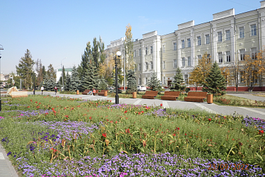 Pervomaisky Square, Omsk 2022