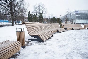 Area at 57 pavilion at VDNKh, Moscow (2016 year)