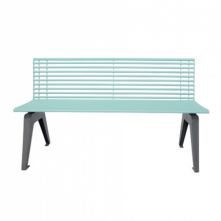 Bench with back "ARIA"