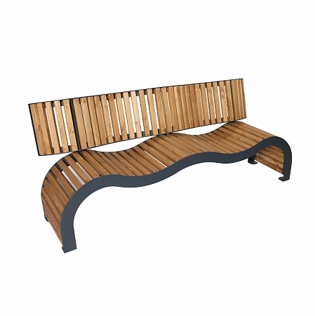 Bench "Kos" with backrest